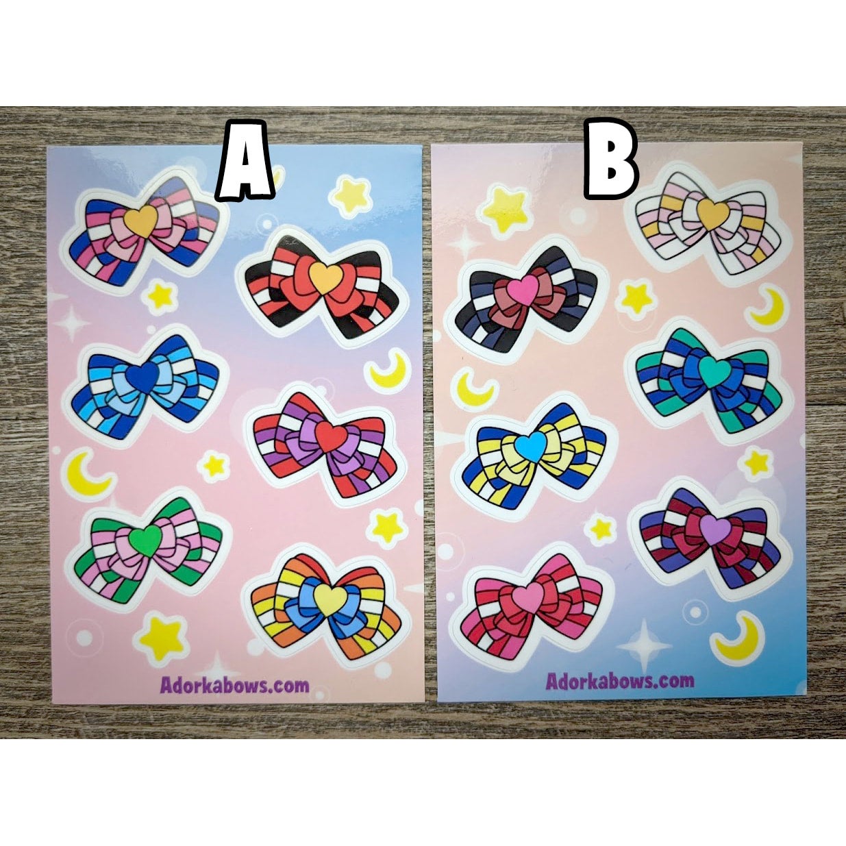 Magical Bow Sticker Sheets